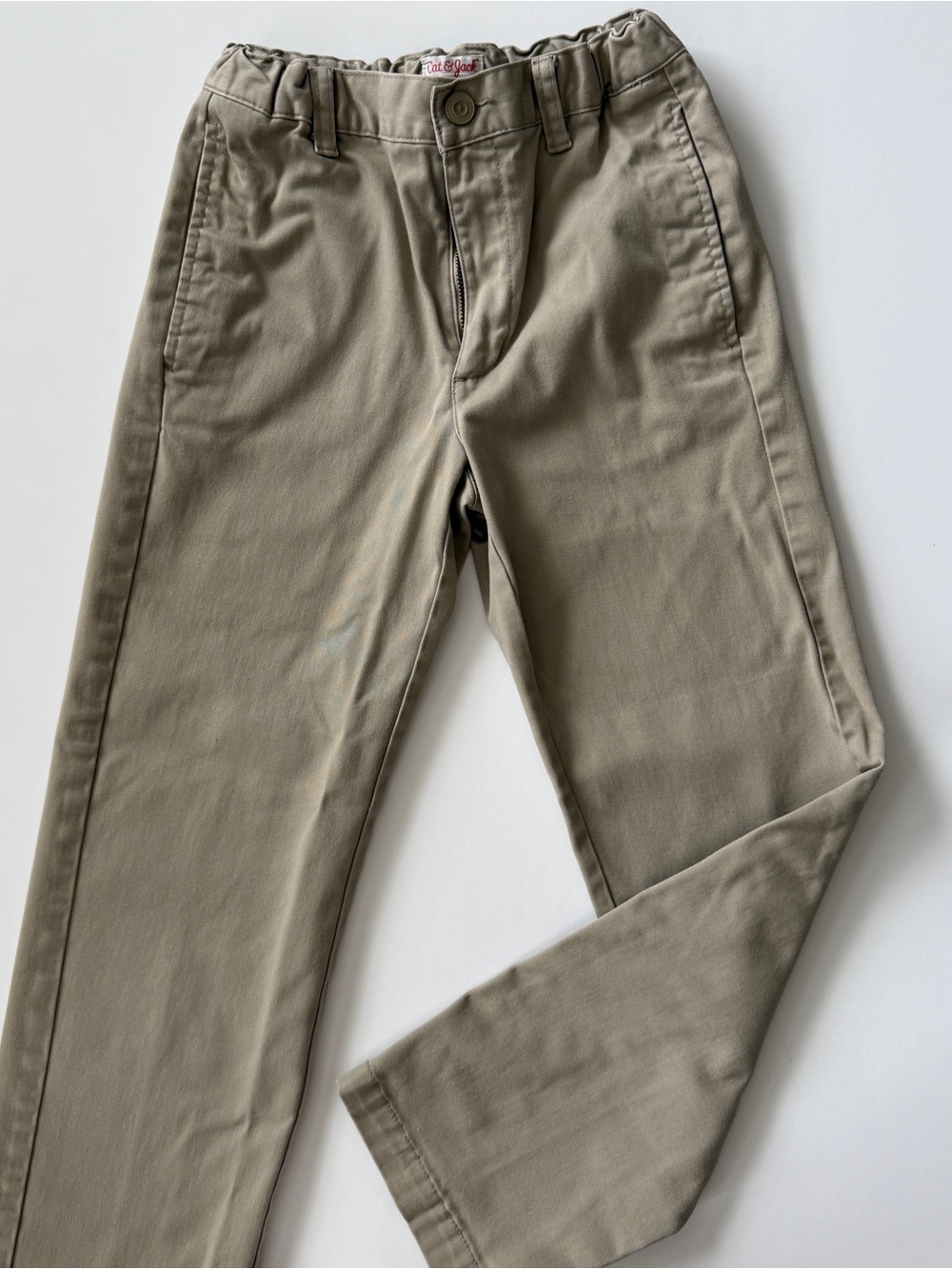 Cat & Jack Boys Khaki Straight Leg Pants